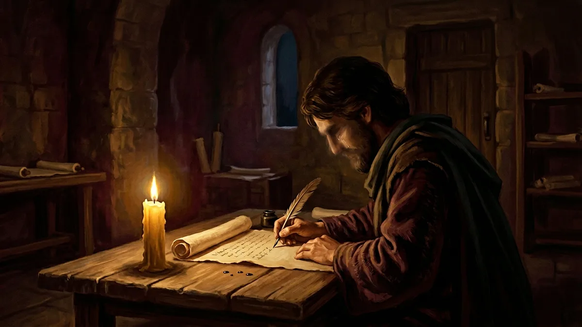 Ilustración editorial del libro de Baruc