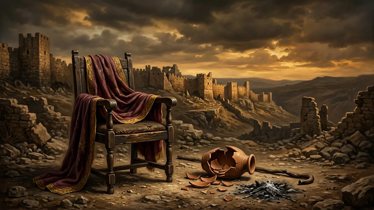Ilustración editorial del libro de Jeremías